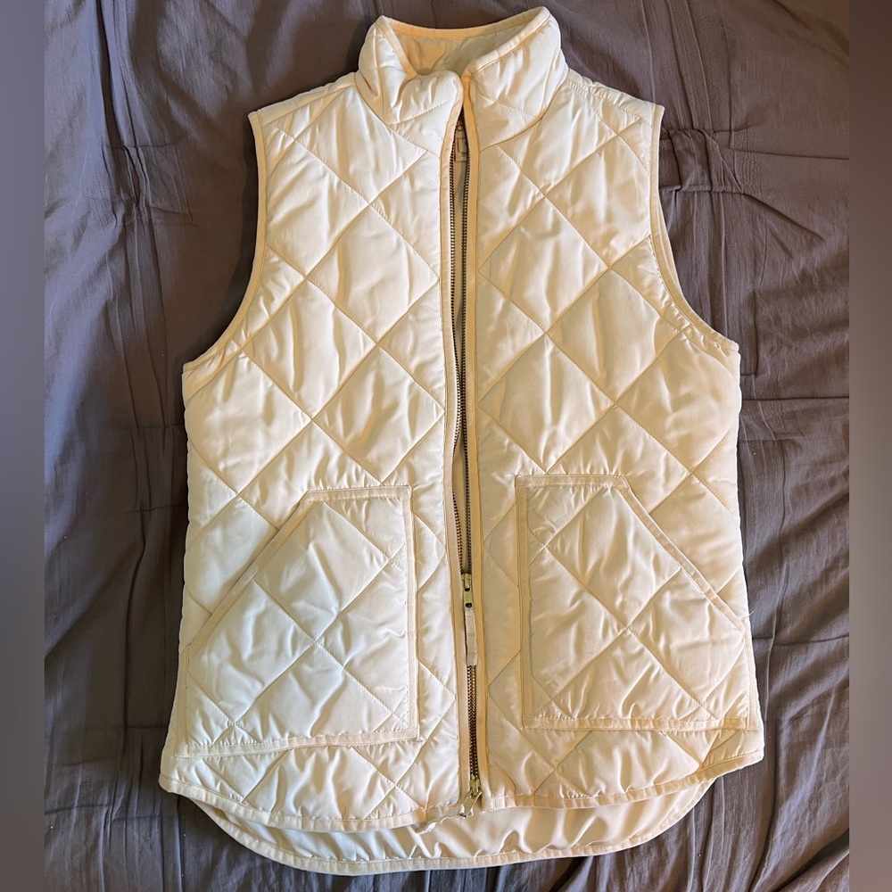 J. Crew White Vest